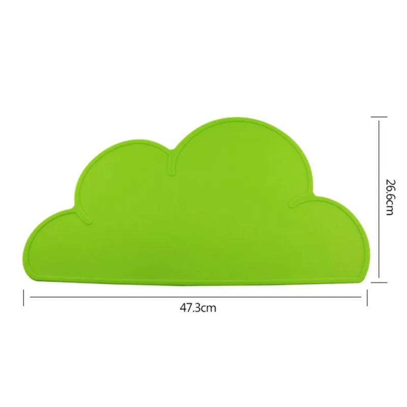 Коврик для корма для домашних животных, собака, кошка, облако, пищевой силикон, многоразовый противень для еды, щенок, котенок, кормушка, миска, принадлежности