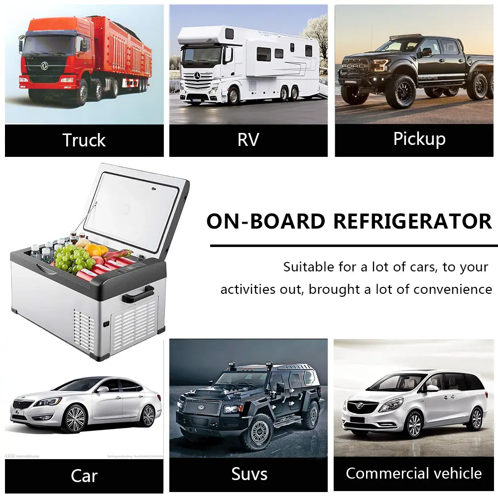 Car Refrigerator Portable Cooler Mini Car Refrigerator Travel Refrigerator 12 Volt Fridge For Camping mini travel fridge