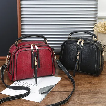 

Luxury Stone pattern women's handbag fashion designer shoulder messenger bag ladies pu leather shell bag Bolsas Feminina