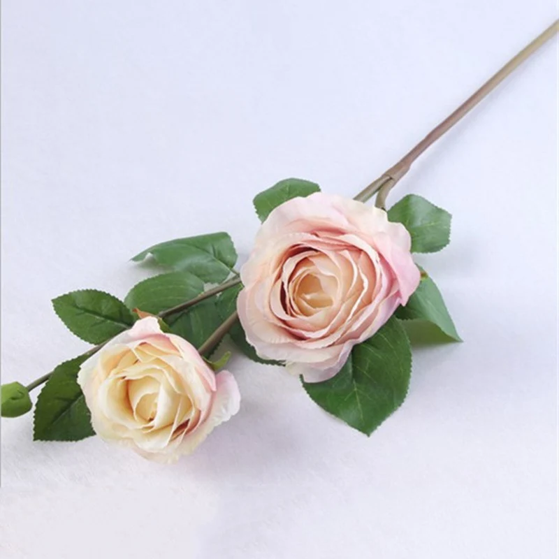 Искусственная Цветочная подделка, букет роз для дома, вечерние, праздничные, свадебные украшения NDS - Цвет: 06