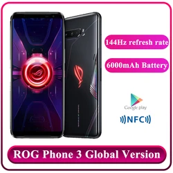 Оригинальная глобальная версия ASUS ROG Phone 3 ZS661KS 5G Смартфон Snapdragon 865/865Plus NFC Android Q OTA обновленный игровой телефон ROG3