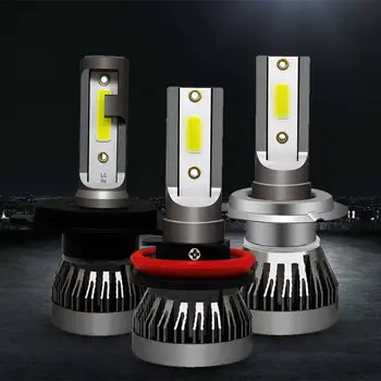

H7 LED H4 H8 H9 H11 LED Headlight Bulb Car Light 6000LM 36W 6000K 12V Auto Lamp No Radio Noise