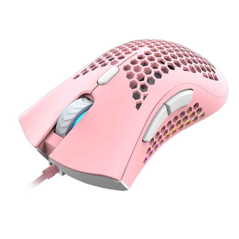 

7200DPI 6 Key Light Weitht Hollowed Shell RGB Gaming Mouse E-sports Mice for FPS