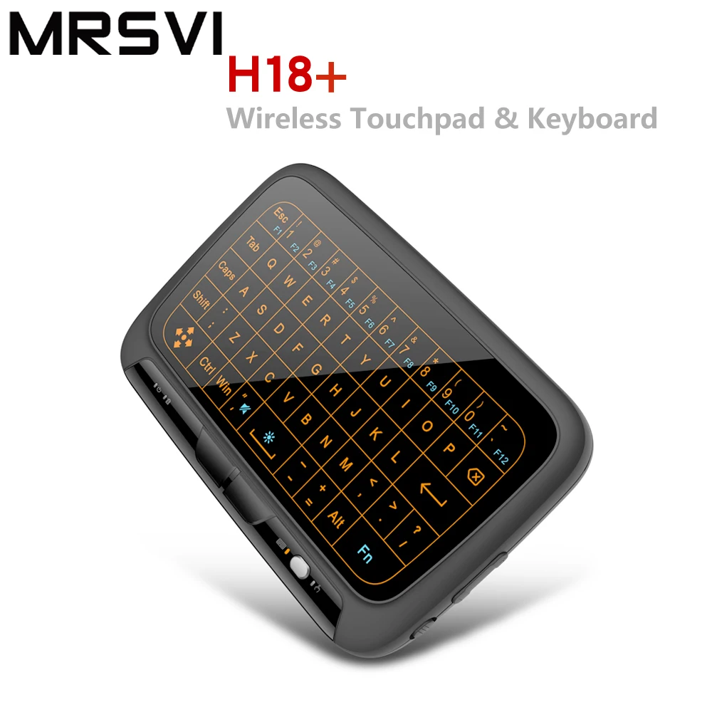 MRSVI новый дизайн H18 + полноэкранная сенсорная беспроводная клавиатура с тачпадом