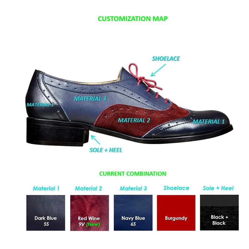 Women's Flats Oxfords Genuine Leather Sneakers Ladies Brogues Vintage Handmade Casual Shoes Woman Spring Summer