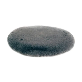 

Washable Soft Plush Memory Foam Winter Warm Chair Pads Solid Home Bedroom Office Zipper Thickened Seat Cushion Portable Round