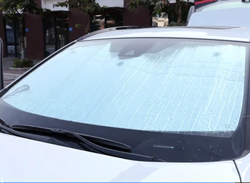 

2Pcs For Toyota RAV4 2020 Car Windshield Sunshade Sun Reflection Front Rear Window Film Sun And Heat Insulation Internal Trim