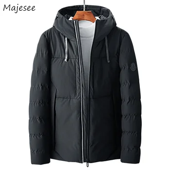 

Big Size Men Winter Clothes Thicker Parka Ulzzang Korean Style High Fashion Solid Mens Parkas Hooded Top Quality Streetwear Soft