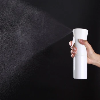 

1PC 300ml/150ml Black/White Hairdressing Spray Empty Bottle Refillable Mist Bottle Water Sprayer Salon Barber Hair Tools