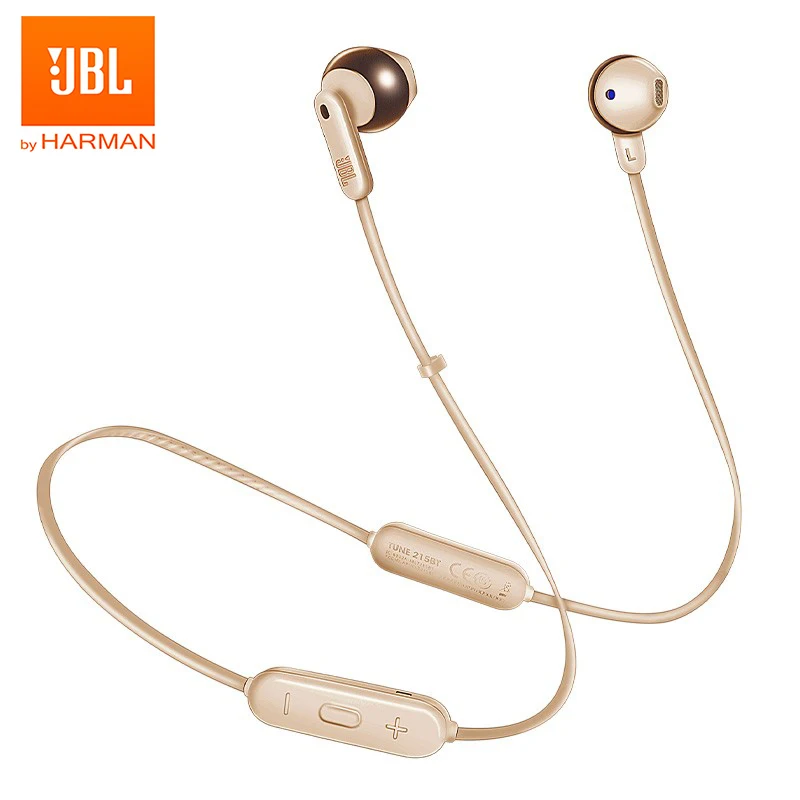JBL TUNE 215BT Bluetooth 5.0 Earphone Wireless Sport Earbuds T215BT Pure Bass Headphone Fast Charge Headset Stereo Call with Mic