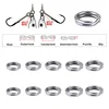 100pcs/lot Stainless Steel Split Ring Diameter from Heavy Duty Fishing Lure Double Ring Connector Fishing Accessories ► Photo 2/6