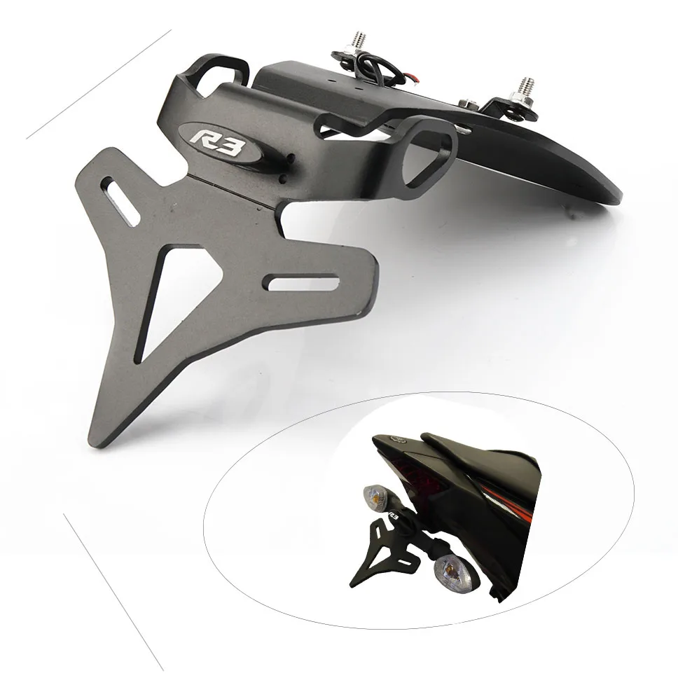 Motorcycle License Plate Holder Tail Tidy Fender Eliminator For Yamaha YZF R3 YZF-R3 R25 YZF-R25 |
