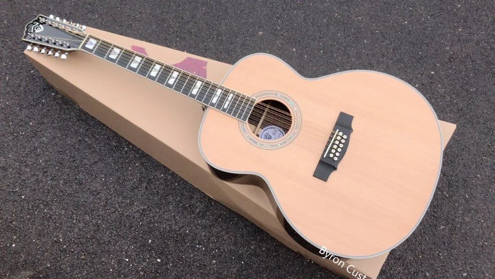 ebony F512 Джамбо гитара для левшей 12 струн акустическая электрогитара в стиле Гильды гитара для левшей
