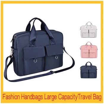 

Laptop Bag 13.3 14.1 15.6 inch Folding Shoulder Waterproof Oxford Handbags Large CapacityTravel Tote Folding Fashion Bags Unisex