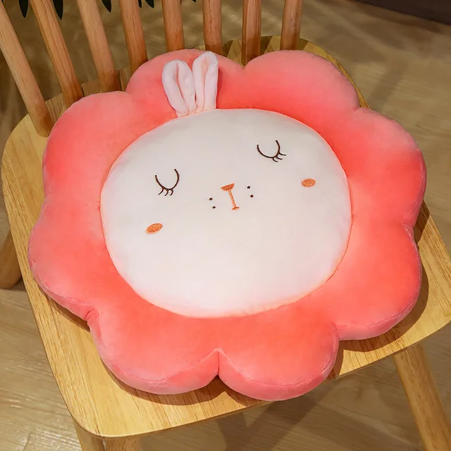 Zqswkl 40/60cm cute cartoon office tatami chair cushion living room decorative pillows for home sofa flower anime pillow