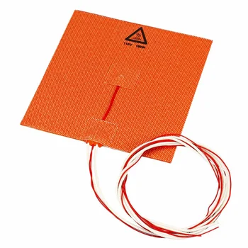 

110V/220V 180w 150*150mm Silicone Heated Bed Heating Pad for 3D Printer with NTC 100K & Glue