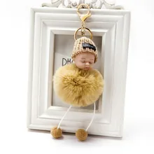 Стиль мультфильм мягкая игрушка плюшевые самодельный брелок Подвеска милая очаровательная кукла пушистый шар мешок орнамент