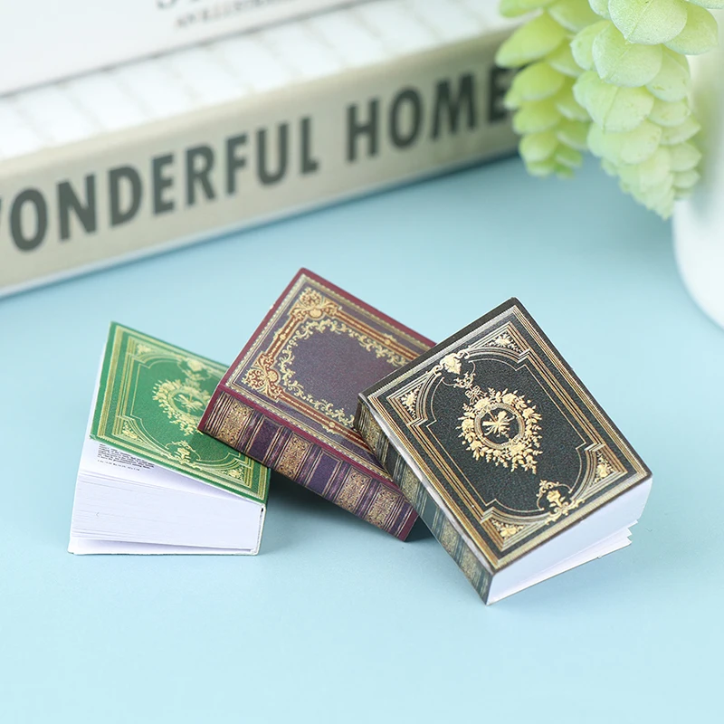 1:12 Dollhouse Miniature Book Classic Flip Book Model Scene Decor Accessories Kids Birthday Gifts plush doll accessories doll accessories dollhouse violin crafts dollhouse christmas lights