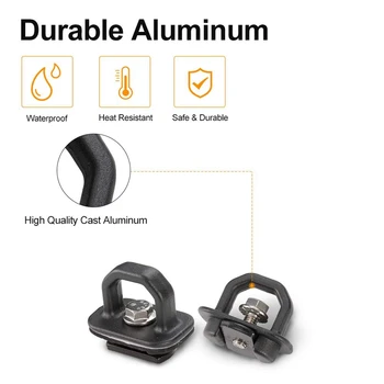 

6Pcs Tie Down Anchors Truck Bed Side Wall Anchor for 07-18 Chevy Silverado Gmc Sierra 15-18 Chevy Colorado Gmc Canyon