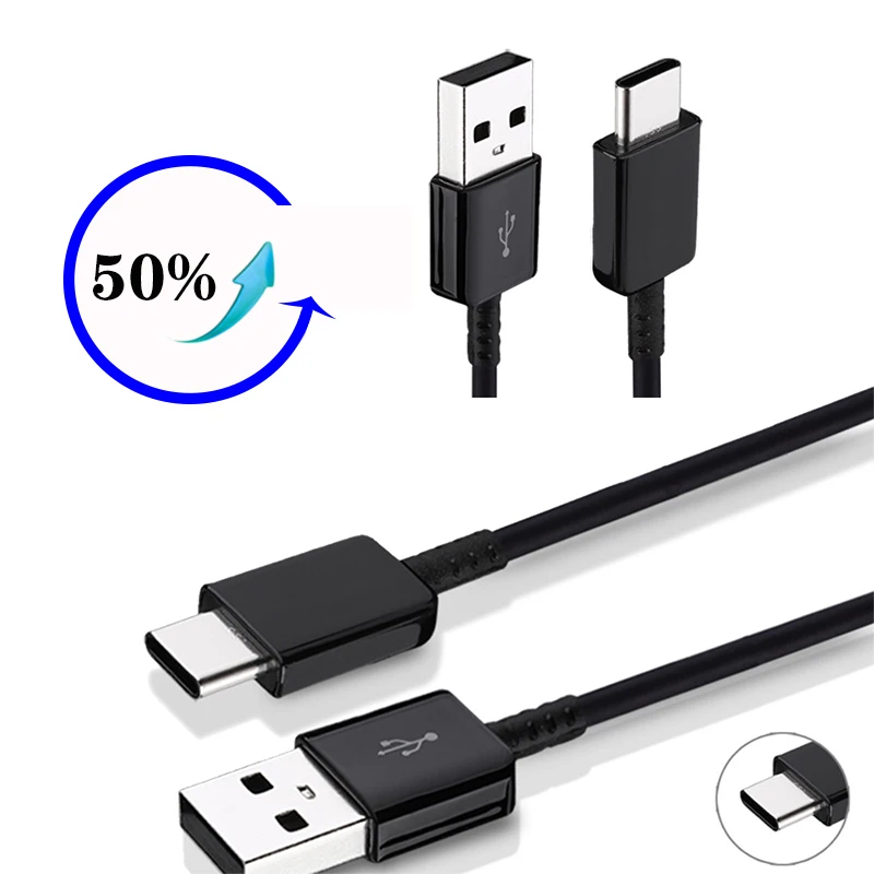 samsung Тип usb C кабель note9 Быстрая зарядка 1,2/1,5 m 2A S 9 note8 note 8 S8 S9 плюс C5 C7 C9 pro A3 A5 A7 АСТ
