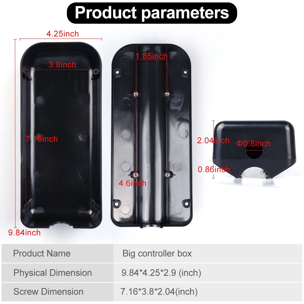 Коробка контроллера для электровелосипеда небольшого размера и большого размера чехол для контроллера для электрического велосипеда - Цвет: Big Size
