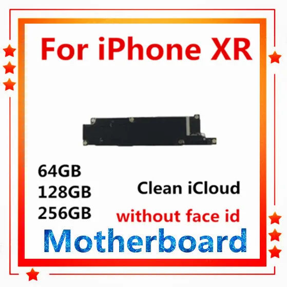 IOS обновление для iphone XR материнская плата без лица ID разблокированная XR замененная плата протестированная Материнская плата 64 Гб/128 ГБ/256 ГБ