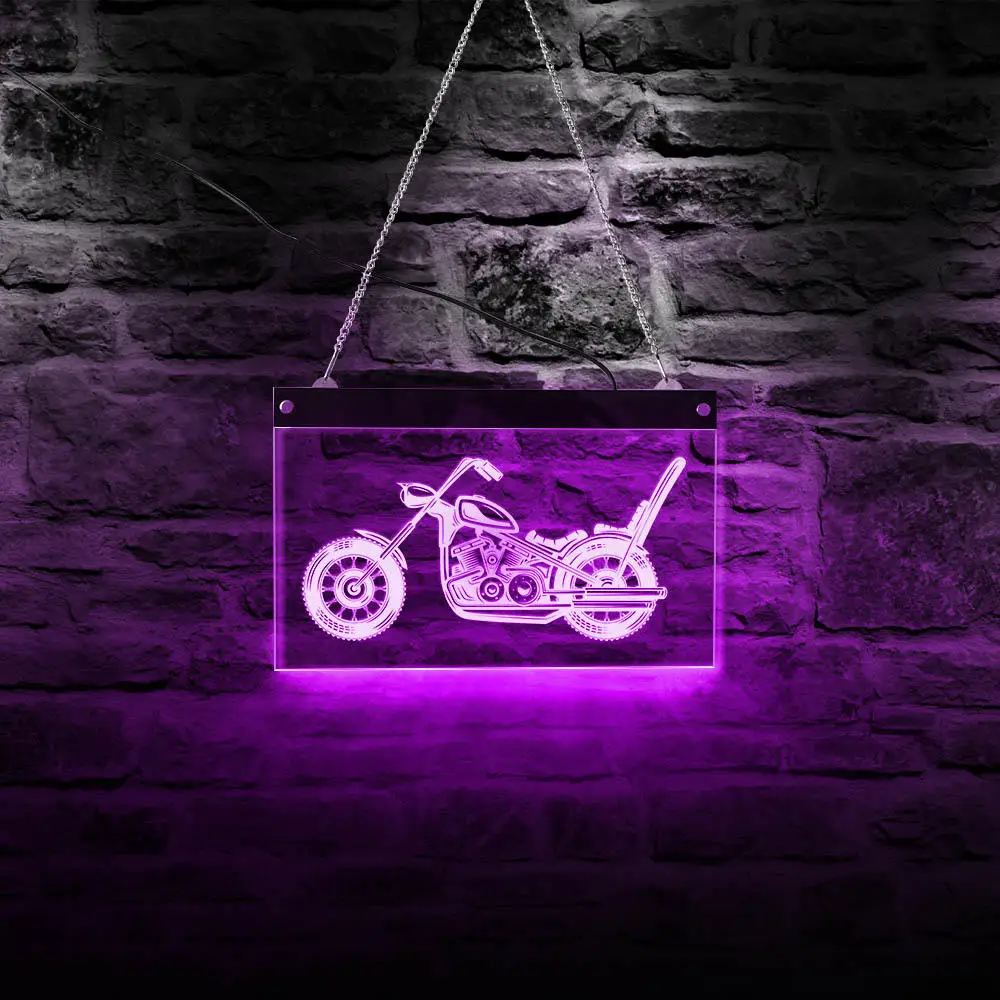 Винтаж мотоцикл гараж светодиодный настенный неоновая вывеска для организаций и магазинов мотоцикл перевозка автотранспортом освещения настенный художественный Декор байкеров гонщиков подарок