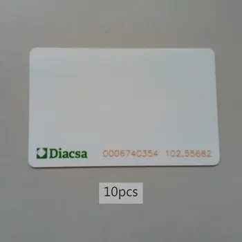 

125Khz smart ID card Id white card ID thin card Tk4100 white card attendance smart ID thin card 10 piece set custom logo