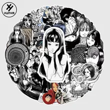 

10/30/50/100pcs Pack Cute Anime Cartoon Tomie Junji Ito Stickers Goth Witch Kawaii Laptop Guitar Luggage Skateboard Decal Kids