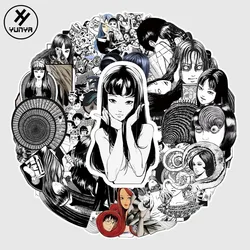 10/30/50/100pcs Pack Cute Anime Cartoon Tomie Junji Ito Stickers Goth Witch Kawaii Laptop Guitar Luggage Skateboard Decal Kids