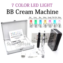 7 цветов светодиодный светильник микроиглы ручка BB крем машина ручка для BB крем ампулы стартовый набор BB крем основа для красоты салон космети