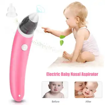 

Eletric Baby Safe Nose Cleaner Vacuum Suction Nasal Mucus Aspirator Snot Sucker Acne Remover Baby Nasal Aspirator