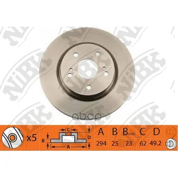 

Brake disc Suzuki Grand Vitara 2.0 2005 - 2015 Suzuki Grand Vitara 2.4 2009-suzuki Grand VI nibk art. rn1371