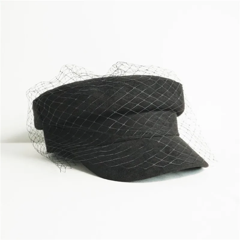 USPOP Brand Designer Fashion Autumn Winter Caps Women Mesh Yarn Newsboy Caps Flat Denim cotton newsboy cap