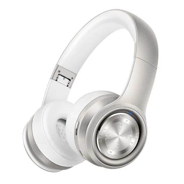 Gold P26 Bluetooth наушники HiFi стерео Hands Free беспроводная гарнитура складной дизайн TF режим спортивные наушники для IOS Android телефон - Цвет: Gold