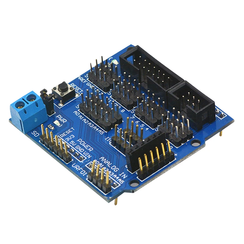 Щит датчика V5.0 плата расширения датчика UNO Mega R3 V5 Для Arduino электронные строительные блоки частей робота