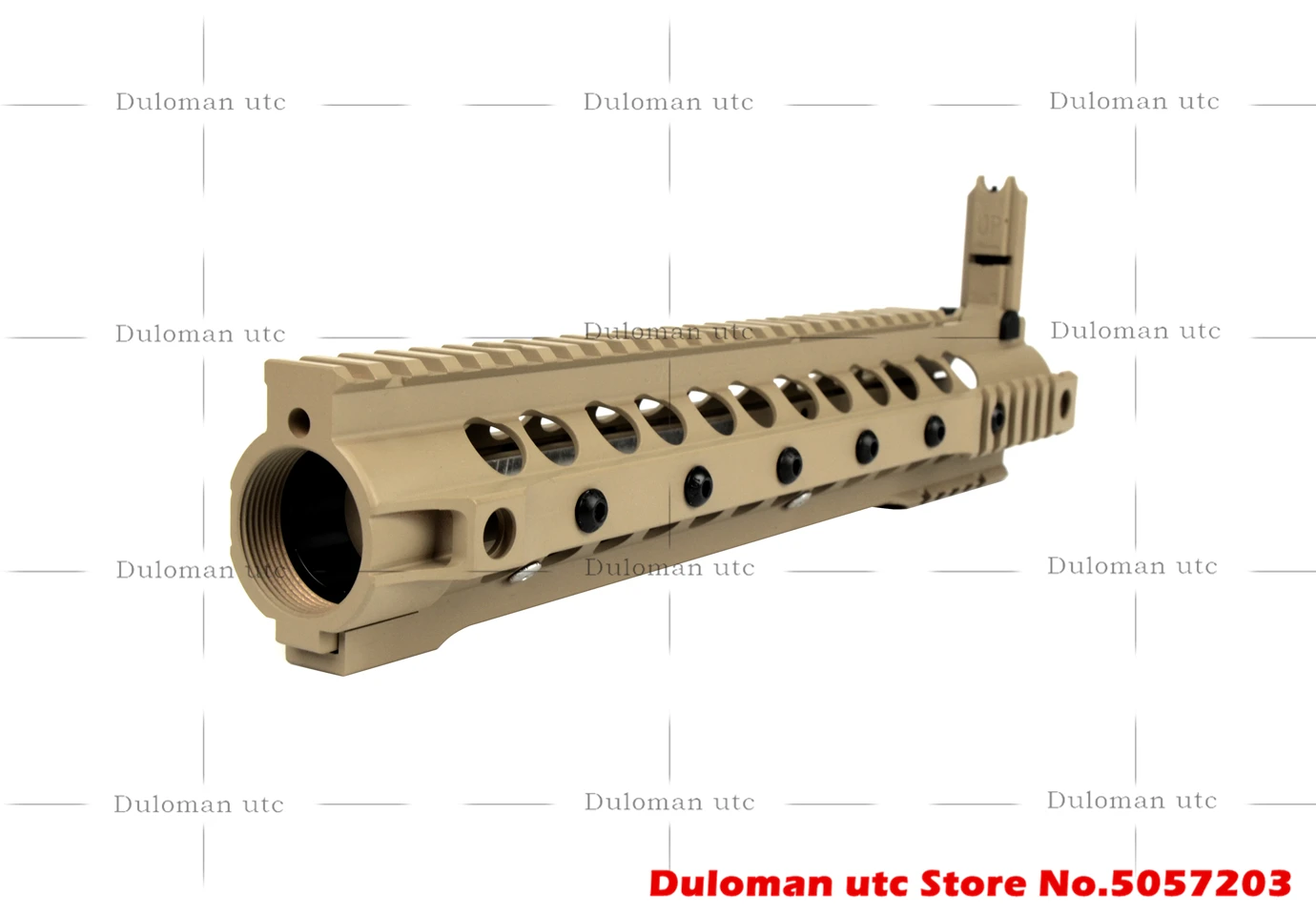 Duloman utc KAC SR-16 SR25 URX III& 3 Тактический поручень 12,5 дюймов с откидным фронтальным прицелом для страйкбола винтовок AEG/GBB