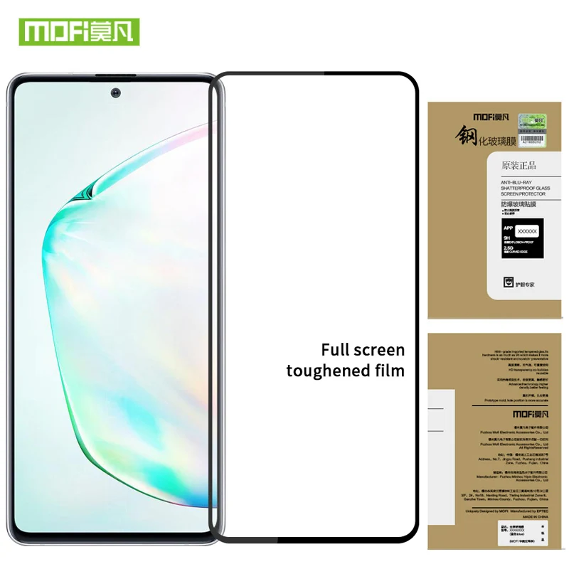 Закаленное стекло mofi пленка для Samsung Galaxy A01 A51 A71 A81 A91 m10 M20 M30 M40 M40S M60S M80S
