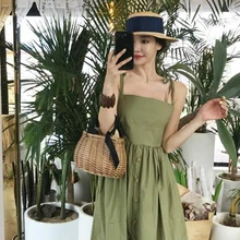 Новые плетеные овальные плетеные сумки, корзина, кошелек, Ретро стиль, летние женские соломенные сумки WSH99