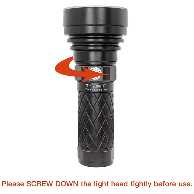 Thrunite-充電式led懐中電灯,カタパルトv6 sst70,756ヤード,2836高