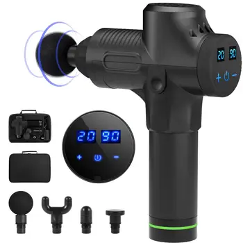 

Hand Held Deep Tissue Massager Gun for Muscles Back Foot Neck Shoulder Leg Calf Pain Relief Cordless Electric Percussion Massage