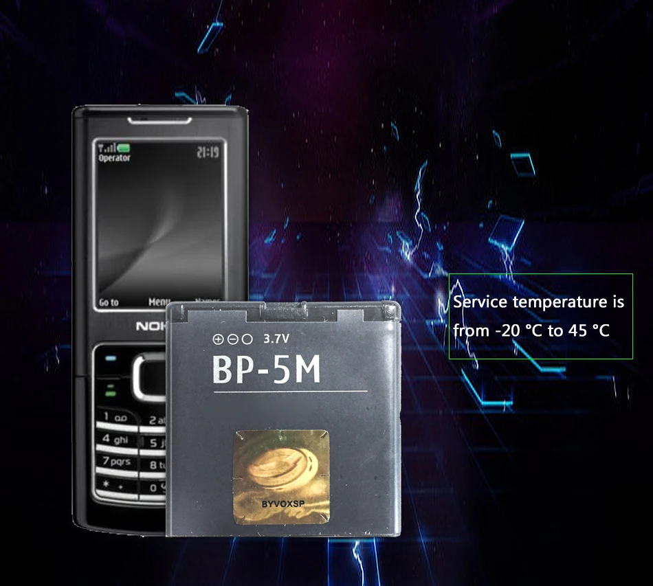 BP-5M телефон Батарея для Nokia 5700XM 5610XM 6220 классический 6500 слайд 8600 Луна 6110 навигатор 5610 5700 6500 S 7390 Батарея 900 мА-ч