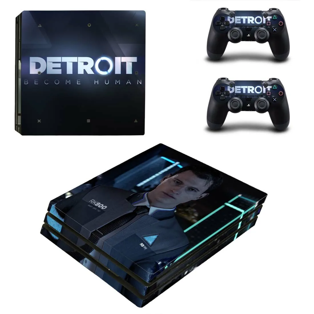 Детройт стать человеком PS4 Pro наклейка s Play station 4 Кожа Наклейка для playstation 4 PS4 Pro консоль и контроллер скины