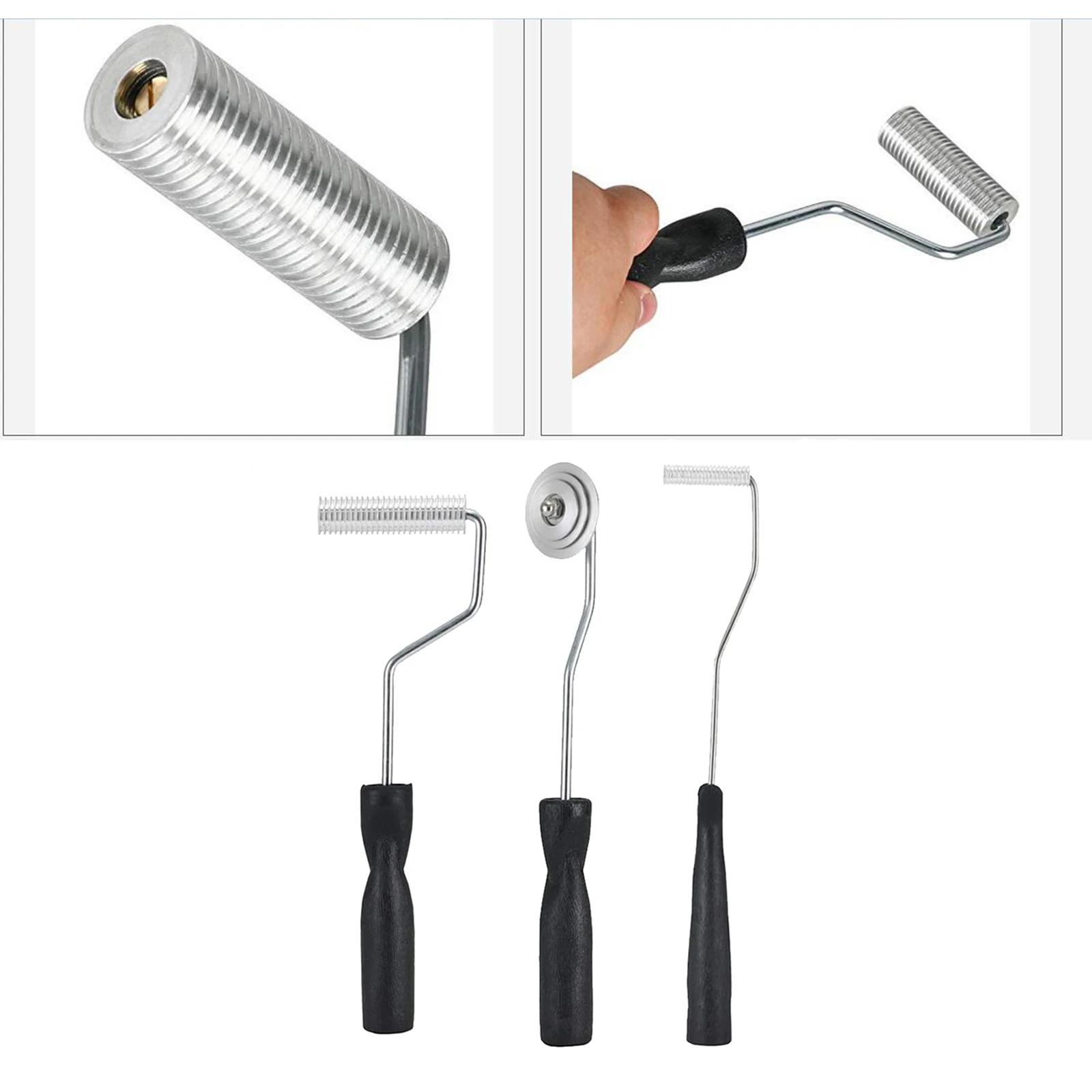 3PcsLaminatingPaintRollerKitFiberglassRollerToolsKit