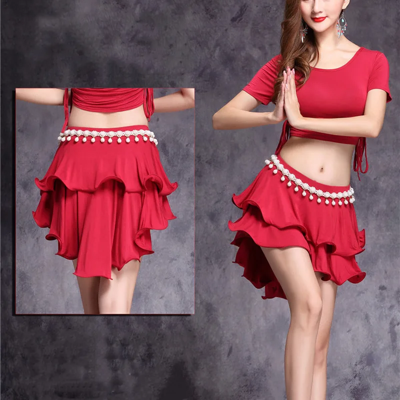 DYROREFL Belt Korean Version Of Fashion Sailor Dance Belly Tassel Water Drill Waist Female Pearl Pendant Dress Waist Belt CYD256