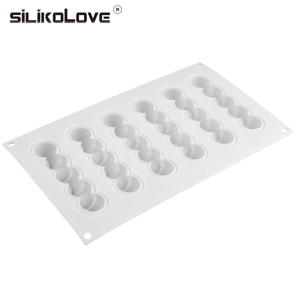 SILIKOLOVE 6 вогнутый шар силиконовая форма для торта в виде длинной ленты 3d