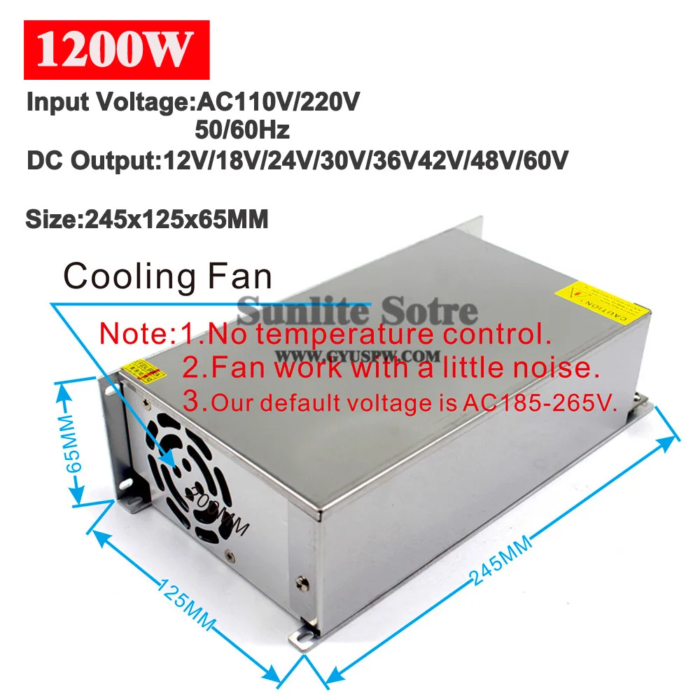 1200W