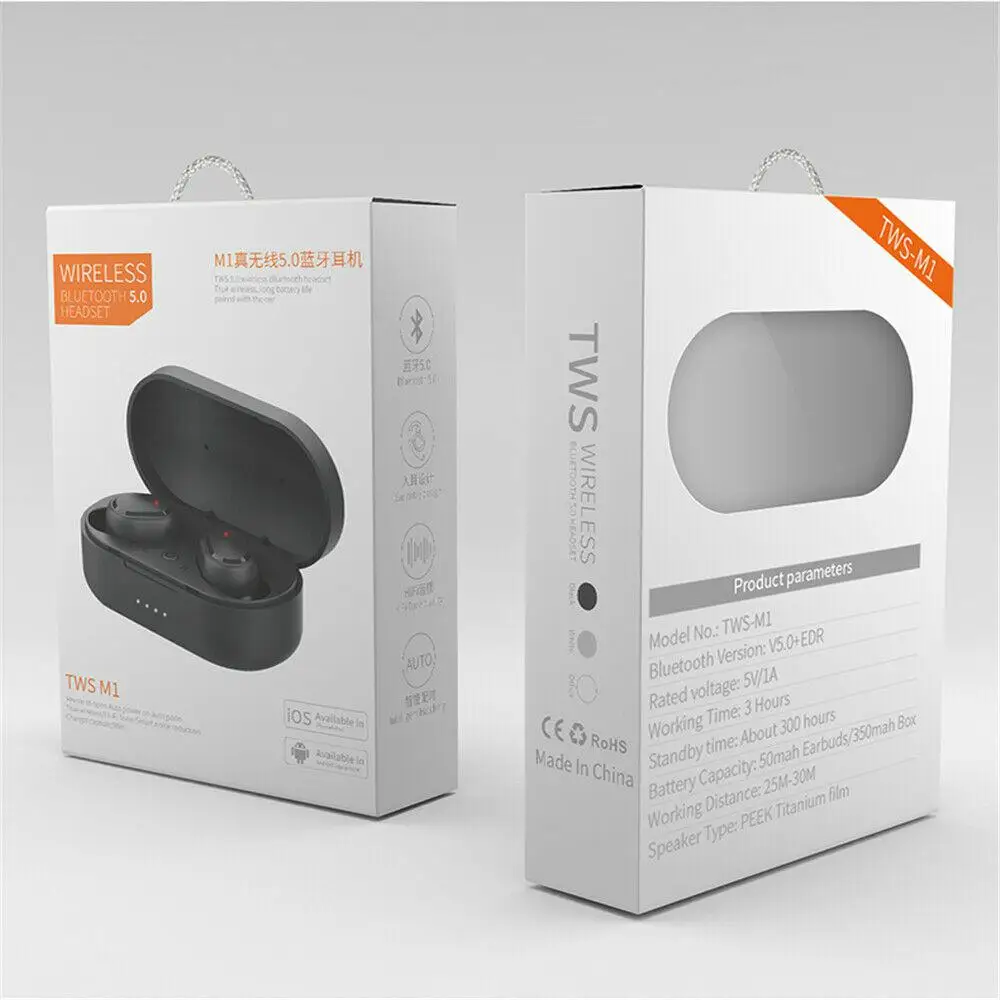 Наушники вкладыши для Xiaomi Redmi TWS Airdots пыленепроницаемые IPX5 водонепроницаемые