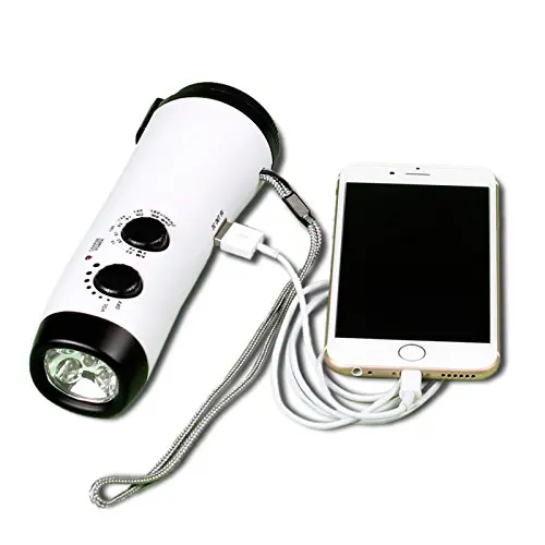 USB портативная экстренная заводная рукоятка генератор солнечной AM/FM/WB радио зарядное устройство для фонарика Открытый кемпинг свет
