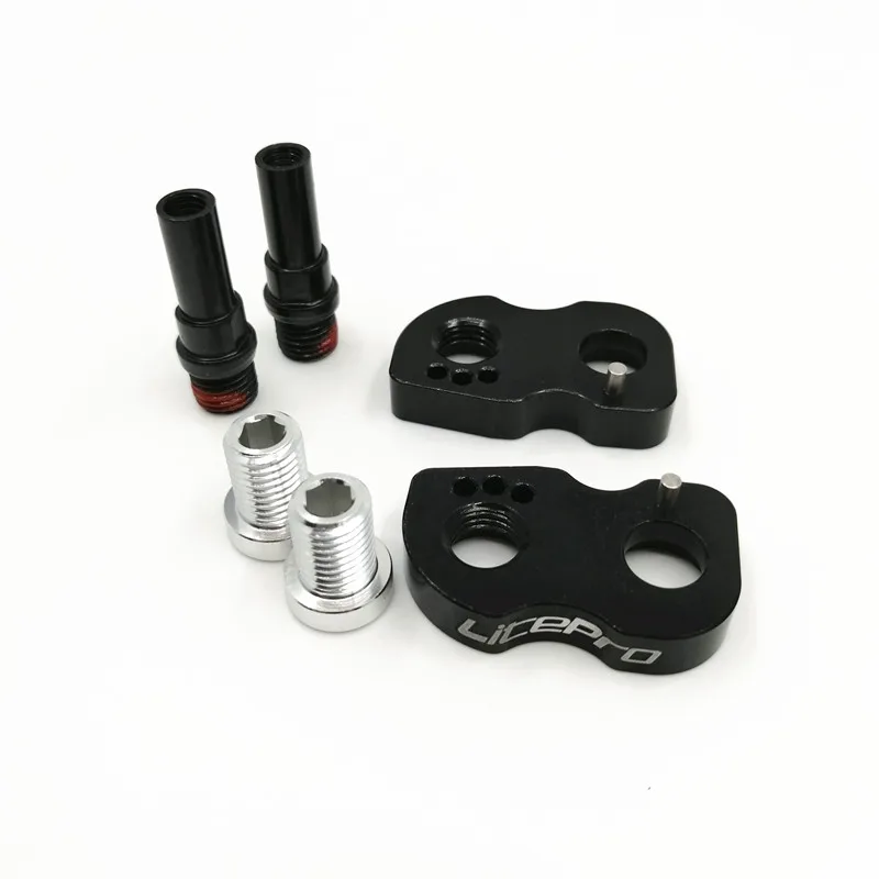 Black 1Pair LITEPRO велосипед V Тормозной Суппорт тормозной передний адаптер 406 451 14/16/18 дюймов складной велосипедный тормоз удлинение сиденья комплектующие для тормозной системы - Цвет: Black 1Pair